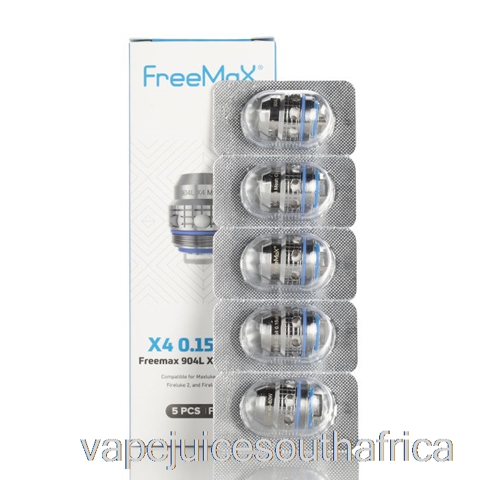 Vape Pods Freemax Maxluke 904L X Replacement Coils 0.15Ohm 904L X4 Quad Mesh Coils